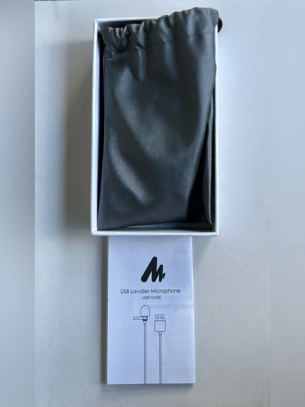MAONO USB Lavalier Omnidirectional Lapel Shirt Collar Clip-on Microphone